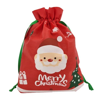 Linksmų Kalėdų Dekoracijas Naujųjų Metų 2021 Santa Claus Raišteliu Kalėdų Dovaną-Saldainių Maišelį Kalėdos Turėtojas Krepšys