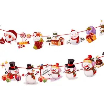 Linksmų Kalėdų Reklama Grupė Kalėdų Šalis Dekoro Girliandas Kalėdų Išvakarėse Šalies Vėliavas, Laimingų Naujųjų Metų Šaliai Dekoratyvinių Vėliavų