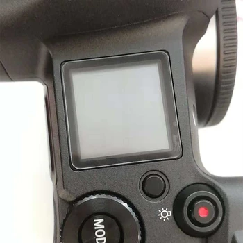 Lipnios Grūdintas Stiklas Pagrindinis LCD + Top Info Peties Screen Protector Cover Guard Canon EOS R5 Veidrodžio Kameros