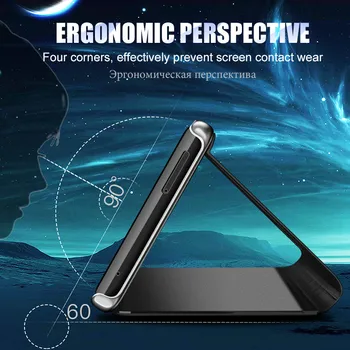Luxury Smart Veidrodis, Flip Case For Asus Zenfone Max Pro M2 ZB631KL ZB630KL Padengti Fundas