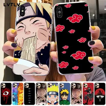 LVTLV Anime Naruto Uchiha Itachi Bling Mielas Telefono dėklas skirtas iPhone 8 7 6 6S Plus X 5S SE 2020 XR 11 pro XS MAX