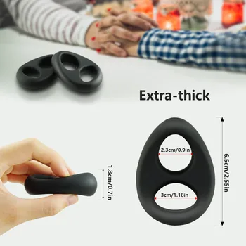 Lytis Dick žiedai Vyrams Daugkartinio naudojimo varpos Žiedas Sekso žaisliukai Vyrams Atidėti Ejakuliacija Žiedas Silikoninis Gaidys Erekcijos Žiedas
