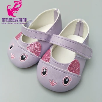 Lėlės batai Tinka 43cm, gimusių Kūdikių Lėlės batai 18 colių lėlės mielas batai, lėlė priedų