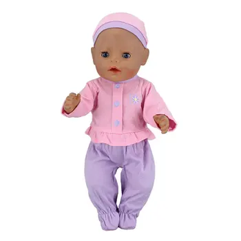 Lėlės Drabužiai Kostiumas Tinka 43cm Baby Doll, 17 Colių Lėlės Drabužiai