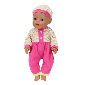 Lėlės Drabužiai Kostiumas Tinka 43cm Baby Doll, 17 Colių Lėlės Drabužiai