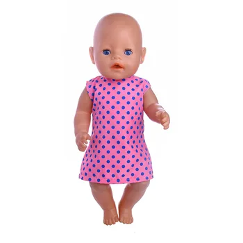 Lėlės Drabužių Pižama Akcijos Suknelė Tinka 18 Colių Amerikos&43 CM Reborn Baby New Born Lėlės ,Mergaitės, Rusija 