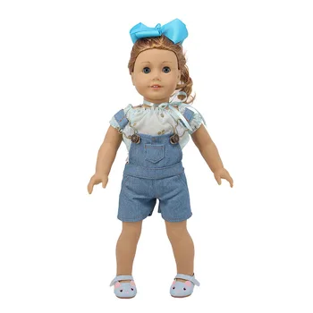 Lėlės Drabužių Tendencija Mielas Petnešos, Tinka 18 Colių Amerikos&43Cm Baby New Born Lėlės Drabužių Priedai Mergina Žaislai