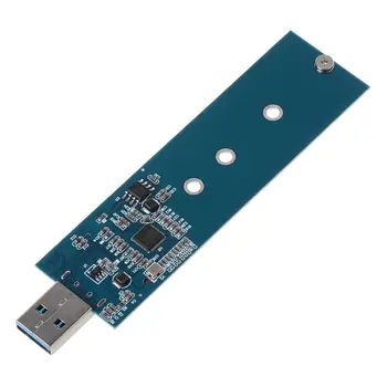 M. 2 į USB Adapteris B Klavišą M. 2 SMA Adapteris USB 3.0 prie 2280 M2 NGFF SSD Disko Adapteris Keitiklis SSD Reader Kortelės Aukštos Kokybės