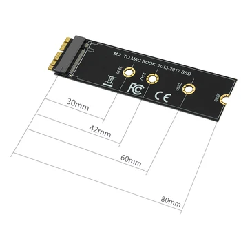 M key M. 2 PCIe AHCI SSD Adapterio plokštę už 