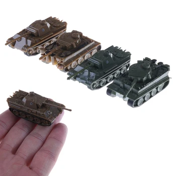 Mados berniuko dovana Plastiko 4D Smėlio Lentelė II Pasaulinio Karo Vokietija Pantera Bakas 1:144 Tiger Tankai Žaislas