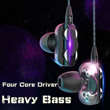 Mados Laidinio Ear Stereo Ausinės Bass 