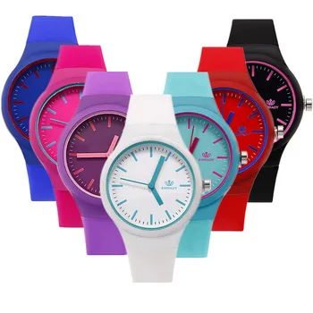 Mados Moterų Laikrodžiai Želė Silikono Prabangos Prekės ženklo Žiūrėti Moterų Atsitiktinis Ponios Kvarciniai Laikrodžiai Laikrodis reloj mujer zegarek damski