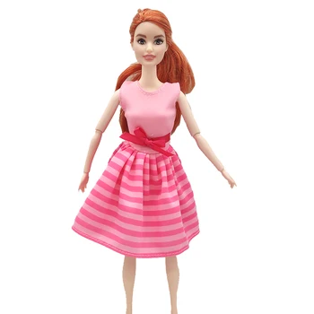 Mados Rankų darbo Barbie Priedai Dienos Aprangą Barbie Drabužių Kelnes Suknelė Lėlės, Drabužiai, Žaislai Vaikams Mergaitėms Dovanų