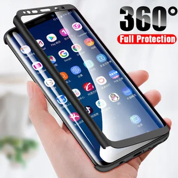 Mados Ultra Plonas 360 Laipsnių Telefono Atveju, Huawei P Smart Y6P Y7P Y5P Plius 2019 2020 Su Stiklo Ekrano Plėvelė Apsaugos Dangtelis