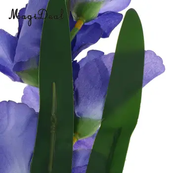 MagiDeal Realus 1Pc Dirbtinis Modeliavimas Gladiolus Gėlių Kamieninių Vestuvių Puokštė / Puokštės Stalo Išdėstymas Namų Dekoro 8 Spalvos