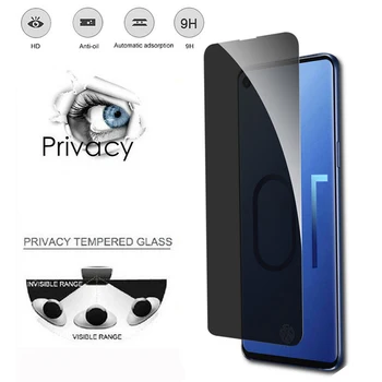 Magija Privatumo Grūdintas Stiklas Samsung A2 Core M10 M20 M30 M40 Telefonas Stiklo Screen Protector For Galaxy Note 3 4 5 6 7 8 9