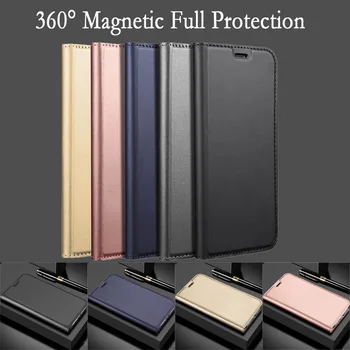 Magnetinio Apversti Piniginės Atveju Xiaomi Redmi 4 Pastaba 4X 5 6 7 8 8T 9 9s K20 K30 Pro K30i 10X 6A 5 Plius Magnetas Smart Cover 