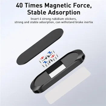 Magnetinio Automobilinis Telefono Laikiklis prietaisų Skydelyje Mini Juostelės Formos Magnetas Telefono Stovas, skirtas 