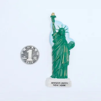 Magnetinio šaldytuvas lipdukai turizmo suvenyrai laisvės Statula vėliavos žvaigždžių New York šaldytuvas magnetai, namų dekoravimo, dovanų