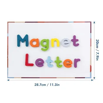 Magnetinės Raidės 10/26 Vnt Didžiąsias, Mažąsias Putų Abėcėlė ABC Magnetai Šaldytuvas Šaldytuvas Mokymosi Žaislų Rinkinys