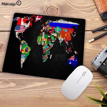 Mairuige Senojo Pasaulio Žemėlapis, Greičio pelės mygtukai 2018 naujas 18X22CM padas su pele kompiuteris notbook kilimėlis žaidimų pelės kilimėliai, pelės gamer