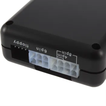 Maitinimo Testeris Tikrintuvas LED 20/24 Pin PSU ATX SATA HDD Tikrinimo Testeris Metras Matavimo PC Apskaičiuoti Didmeninės