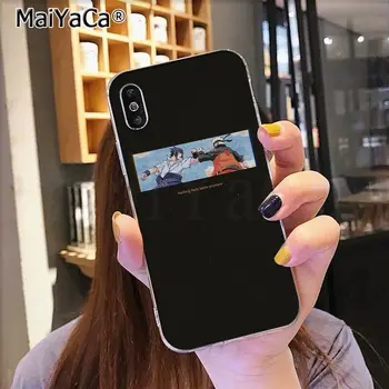 MaiYaCa Juoda Naruto Anime Skausmas Uchiha Sasuke Prabanga Telefono Dangtelį iphone 12pro max 11 pro XS MAX 8 7 6 6S Plus X 5 5S SE XR