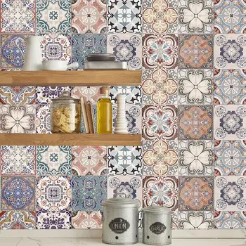 Marokas Vonios kambarys Lipni, Mozaikos Plytelių Lipdukas Vandeniui Virtuvės Backsplash Sienos Lipdukas 