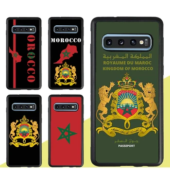 Marokas Vėliava, herbas Atveju, Samsung Galaxy A51 A71 A31 A21S A20e A50 A70 M31 M21 S9 S10 S20 Plius 20 Pastaba Ultra