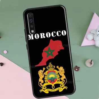 Marokas Vėliava, herbas Atveju, Samsung Galaxy A51 A71 A31 A21S A20e A50 A70 M31 M21 S9 S10 S20 Plius 20 Pastaba Ultra