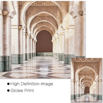 Maroko Kraštovaizdžio Sienos Meno Spaudinius Giclee Pastelinių Kelionių Fotografija Šiuolaikinės Drobė, Tapyba Sienos Nuotraukas Gyvenimo Kambario Dekoro