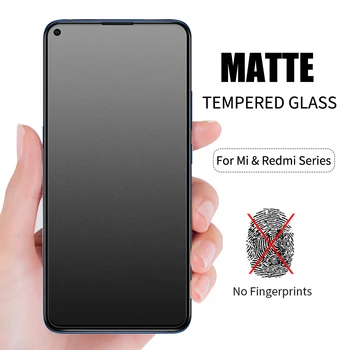 Matinis Grūdintas Stiklas Xiaomi Poco M3 F2 X3 NFC Mi 10T 9T Pro Pocophone F1 Redmi Pastaba 9 8 Pro Max 9S 8A 8T Ekrano Apsaugų