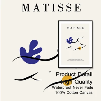 Matisse Šiuolaikinio Abstraktaus Siluetas Kūno Linijos Plakatas Sienos Paveiksl Šiaurės Drobė Spausdinti Tapybos Namų Dekoro Galerija Kambarį