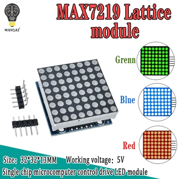 MAX7219 dot matrix modulis mikrovaldiklis modulis ekrano modulis, apdailos prekių , Gali būti kartu arduino programavimo