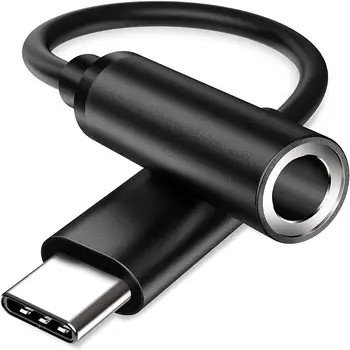 MAXCURY USB Tipo C Iki 3.5 Jack Audio Adapterio Kabeliu Su Hi-Fi 