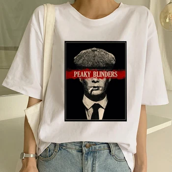 Maycaur Peaky Laukai Spausdinti Moterų Marškinėliai Mados Marškinėliai Tee Marškinėliai Streetwear Grafinis Trumpas Rankovės Classic 