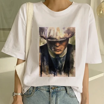 Maycaur Peaky Laukai Spausdinti Moterų Marškinėliai Mados Marškinėliai Tee Marškinėliai Streetwear Grafinis Trumpas Rankovės Classic 