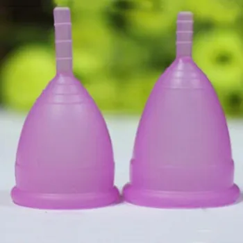 Mažmeninės prekybos menstruacijų taurės moterų moteriškos higienos produktų medicininės kokybės silikono makšties naudoti, mažas ar didelis, dydį pasirinkti anner taurė