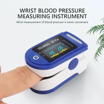 Medicinos Nešiojamų Piršto Pulse Oximeter kraujo deguonies Širdies ritmo Soties Metrų SPO2 Monitorius LED Digital multi-color display
