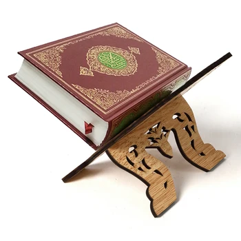 Mediniai Eid Al-Fitr Islamo Knygų Lentyna Biblija Rėmo Kuran Koranas Šventosios Knygos Korano Stovo Laikiklį Rehal Islamo Namų Puošybai
