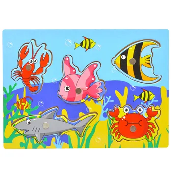 Mediniai Magnetiniai okeaninės Žvejybos Žaislas Žaidimas & Dėlionės Valdybos Juguetes Žuvų Magnetas Žaislas Švietimo Lauko Įdomus Vaikų Dovanų