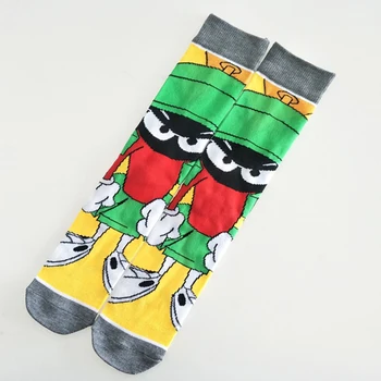 Medvilnės asmenybės Animacinių filmukų personažas kojinės moterims laisvalaikio kojinės unisex Harajuku Kūrybos hip-hop skateboardin