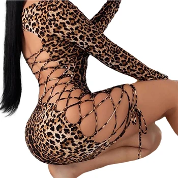 Meihuida Moterų Sexy Leopard 