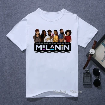 Melanino krūva Juokinga grafinis t marškinėliai black moterys dope laiškas spausdinti marškinėlius 90s geriausiais draugais marškinėlius moterų marškinėliai topai