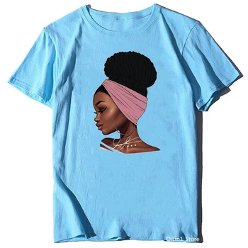 Melanino Poppin marškinėliai madinga pilka kietas marškinėliai moterims vasaros viršūnes 2020 gana black girl spausdinti moterų marškinėliai negabaritinių marškinėlius