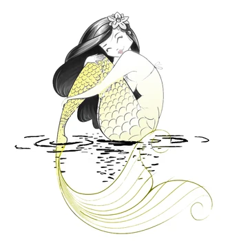 Mermaid Vanduo skaidrus Antspaudų Pelėsių 