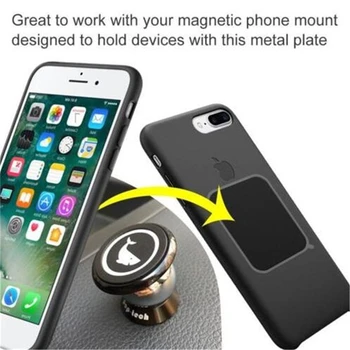 Metalinės Plokštelės Magnetas Mobilus Stovas Universali Pakeitimo Metalo Plokštelės Rinkinys Su Klijais Xiaomi Magnetinio Automobilių Mount Telefono Turėtojas