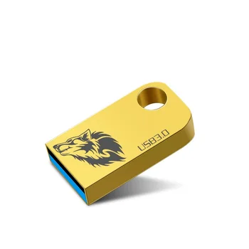 Metalo mini 32GB pendrive metalo USB flash drive 4gb 8gb 16GB 32GB 64GB 128GB pen ratai USB2.0 mažytė memory stick U Disko cle usb