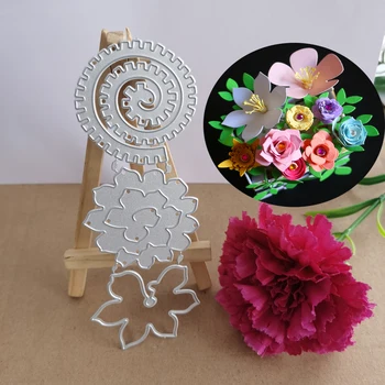 Metalo pjovimo Pelėsių Gražios Gėlės, ir Žiedų Pasaulio Popieriaus pjaustymas Amatų vertus skylių Kortelės Meno pjovimo Mašina