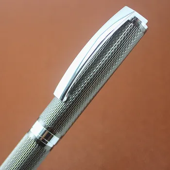 Metalo tinklelio juoda 0,5 mm Metalo Roller Ball Pen Prabanga Tušinukai Verslo Biuro Rašymo Dovaną